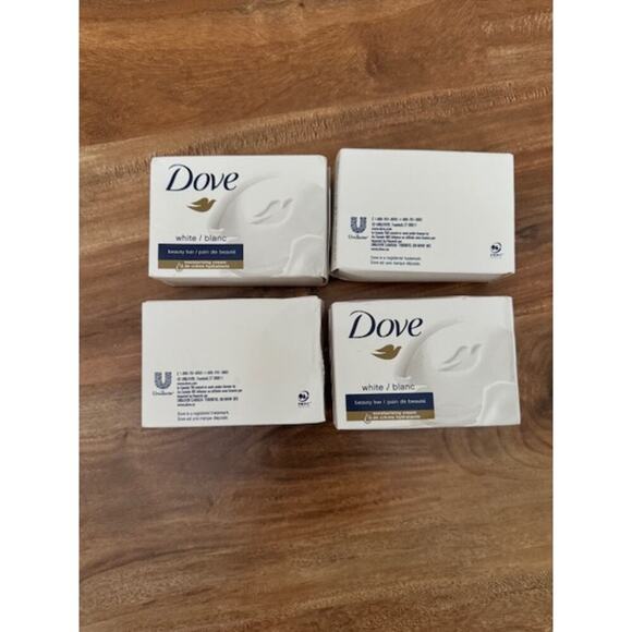 Dove White Beauty Bar Soap Moisturizing 3.75oz- Lot of 4- New in Box, Sealed - Picture 3 of 5